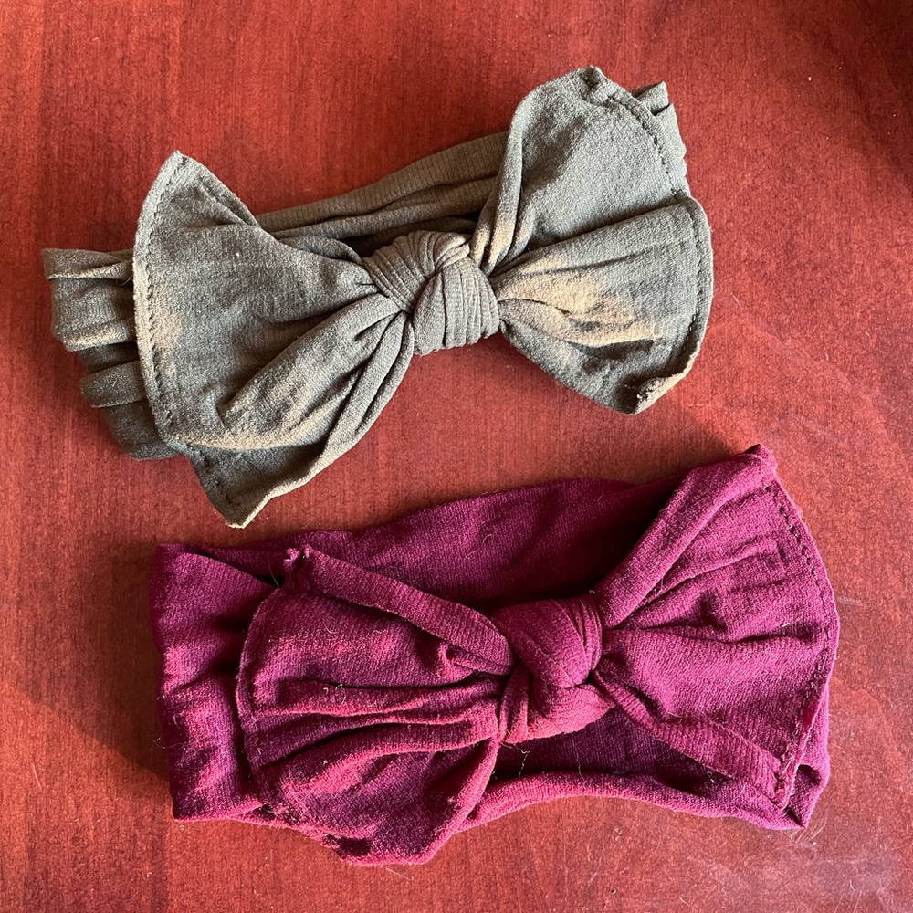 2 Pack Baby Headbands
